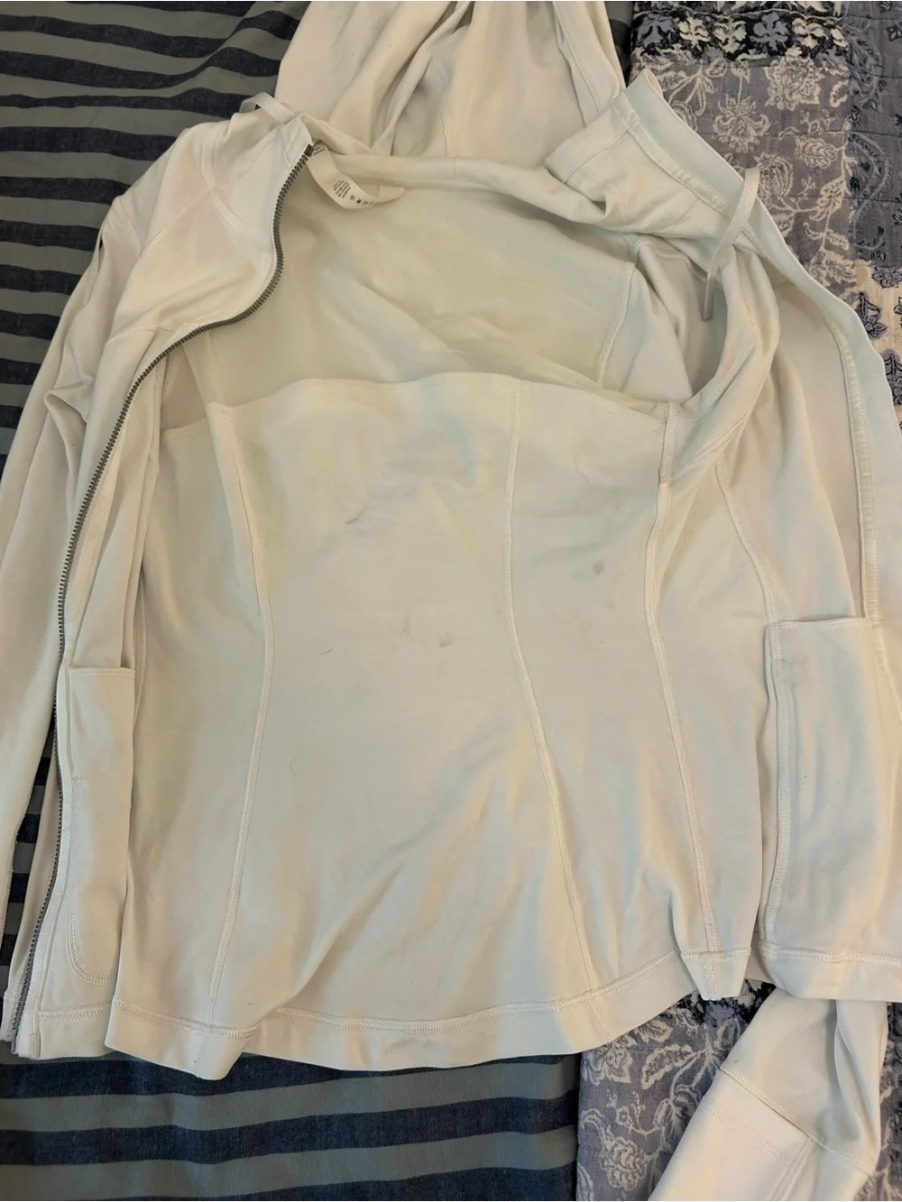 lululemon white define jacket
